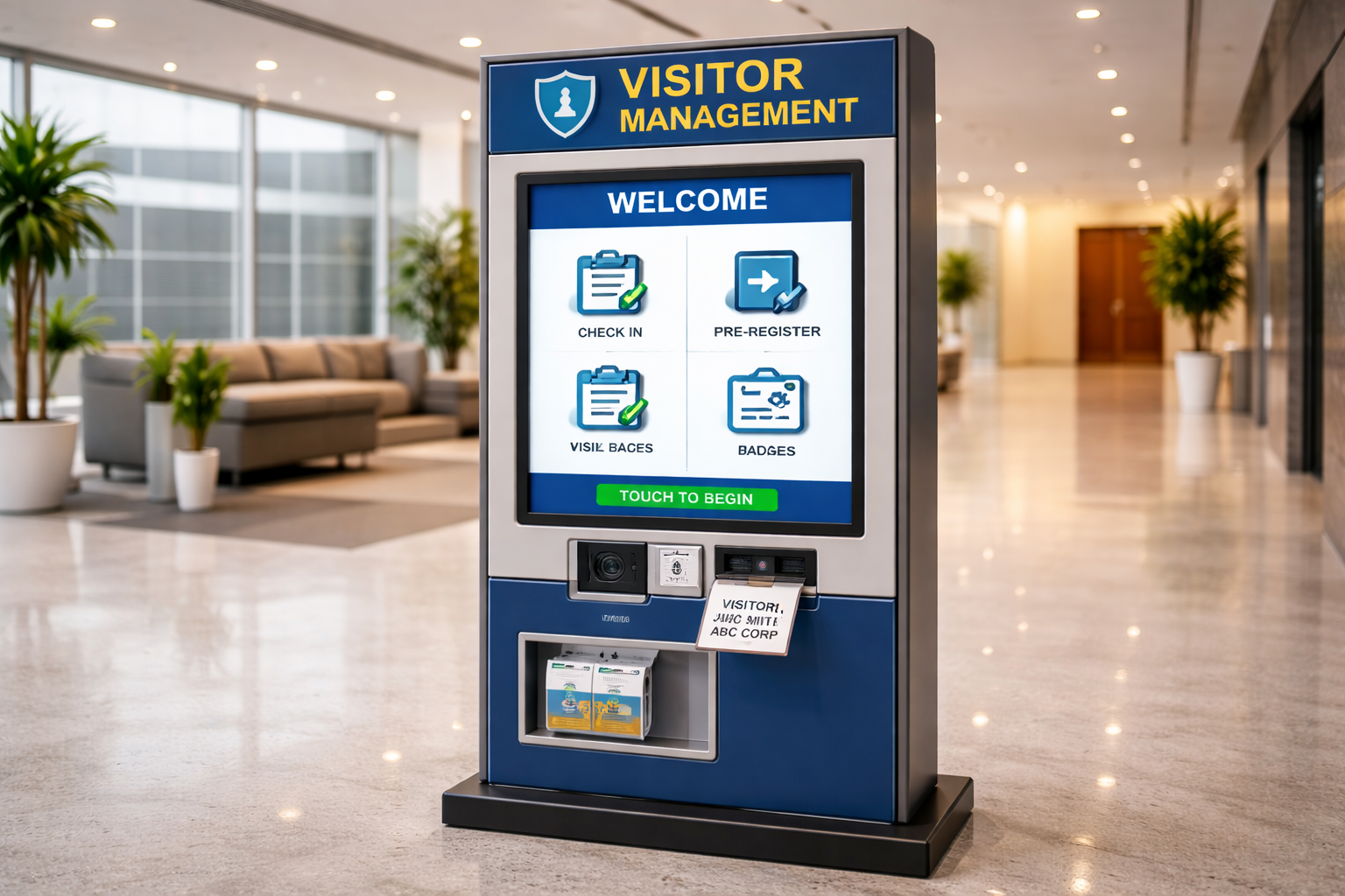 Visitor Management Kiosk